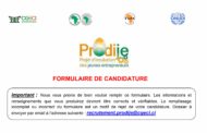 Formulaire de candidature Prodije : Appel à projet N°5