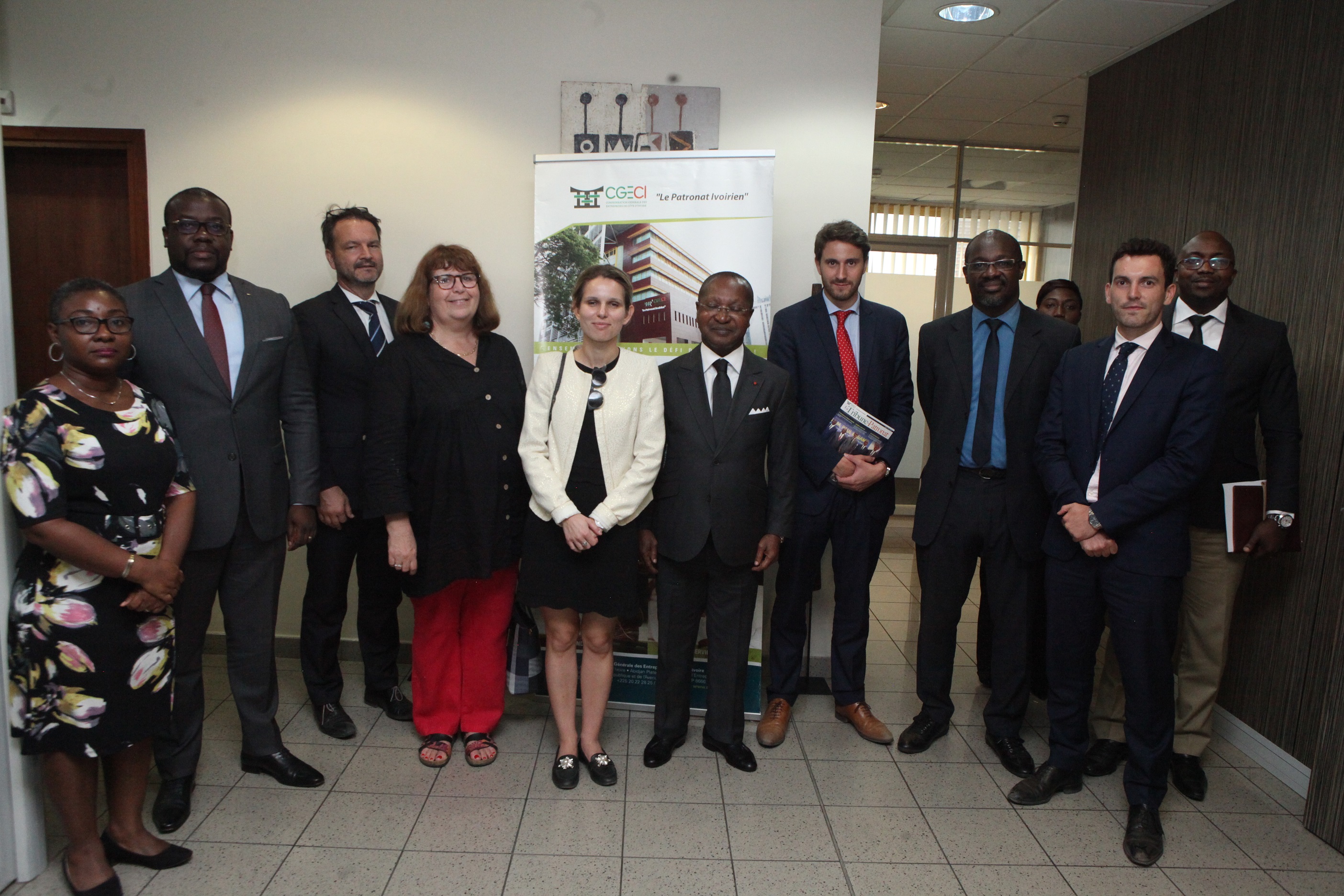 Visite de travail: Une délégation de  Députés français échange avec le Patronat ivoirien sur la dynamique du développement du secteur privé