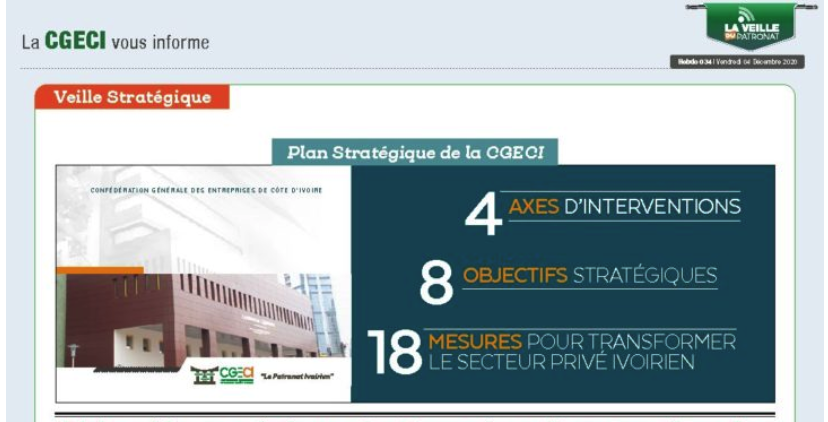 Plan Stratégique CGECI
