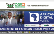 Lancement de l'AFRICAN DIGITAL WEEK 2021