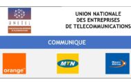 Communiqué UNETEL - Perturbation des services télécoms liés à la fourniture d'électricité