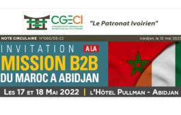 NC : Invitation à la mission B2B du Maroc à Abidjan